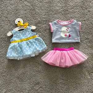 Build A Bear Daisy Dress and Bunny Set
